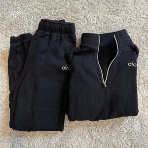 ALO Yoga Black Track Pants & Joggers